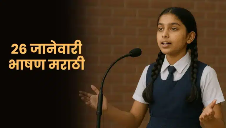 26 January Bhashan Marathi: २६ जानेवारी भाषण मराठी