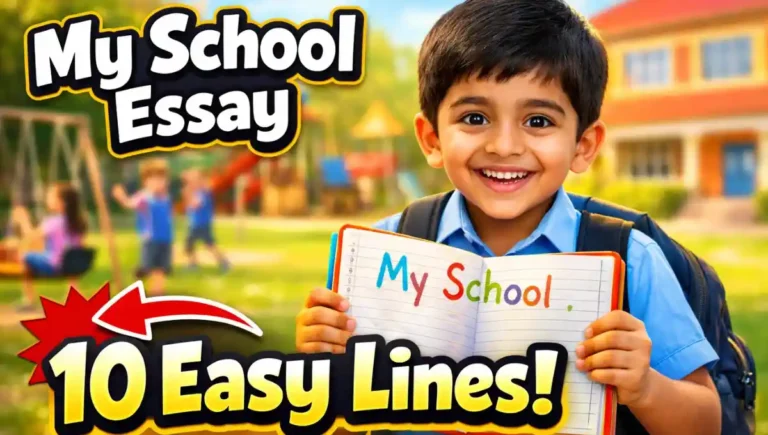 My School Essay in English: My School Essay 10 Lines