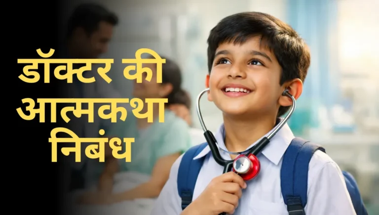 Doctor ki Atmakatha Nibandh: डॉक्टर की आत्मकथा निबंध